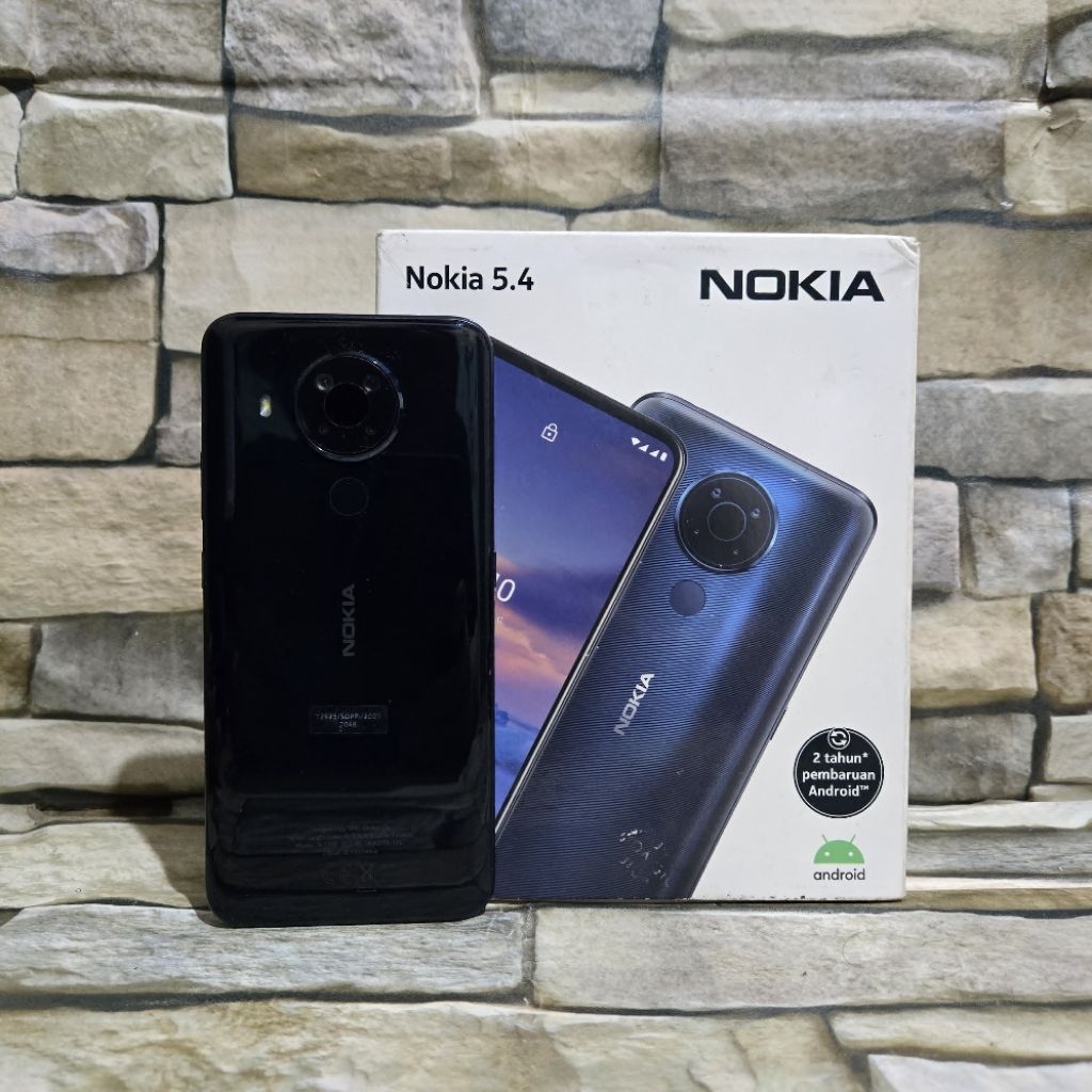 Nokia 5.4 4G 6/64 Fulset segel mulus 98%.harga 1jt net