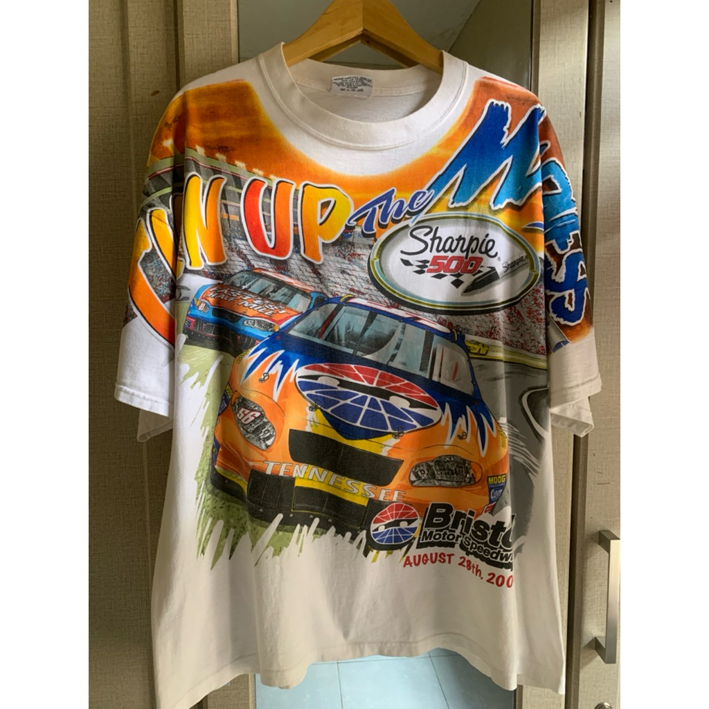 Tshirt Vintage NASCAR BRISTOL Cr:2004 AOP Second