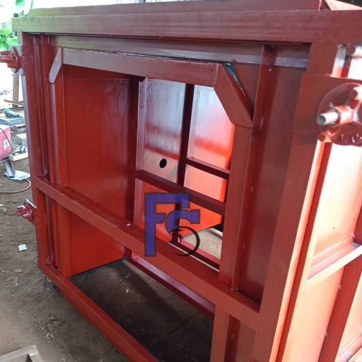 Cetakan Uditch Beton - Cetakan U-ditch Beton 80 x 80 x Panjang 100 cm