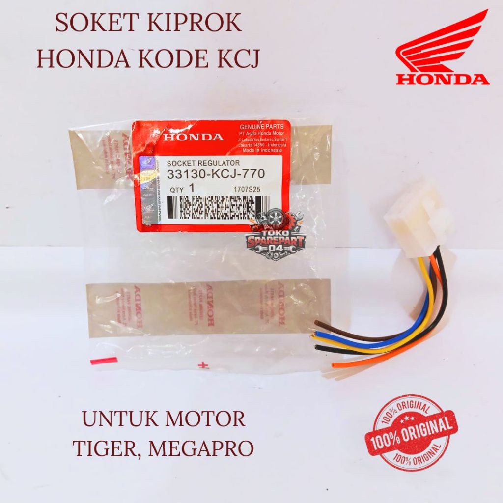 SOKET KIPROK ORIGINAL HONDA KODE KCJ TIGER, MEGAPRO
