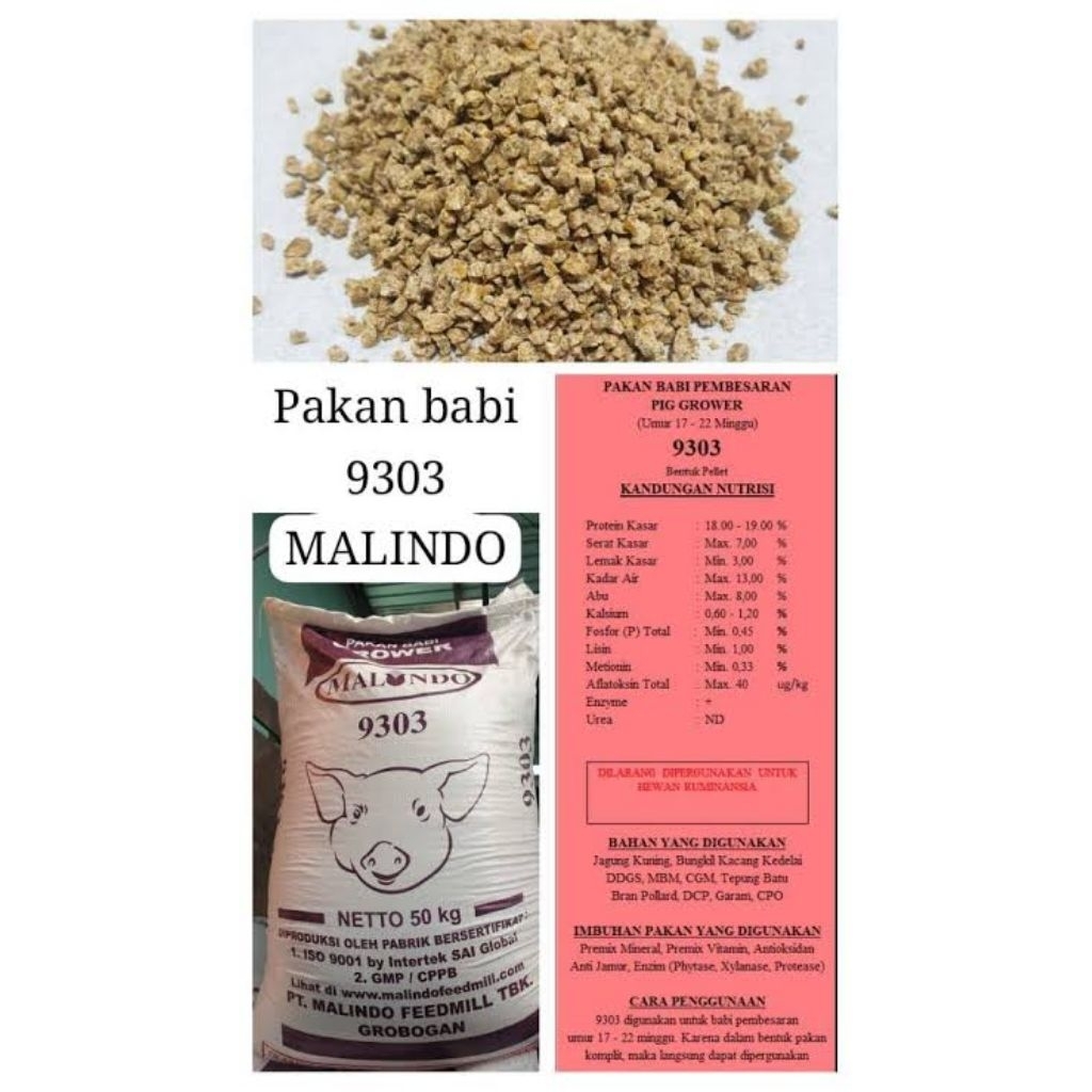 Pur babi pakan ternak 10kg