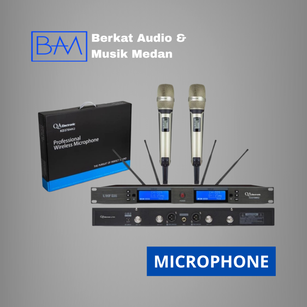 Microphone Wireless QA Electronic KD 370 Original