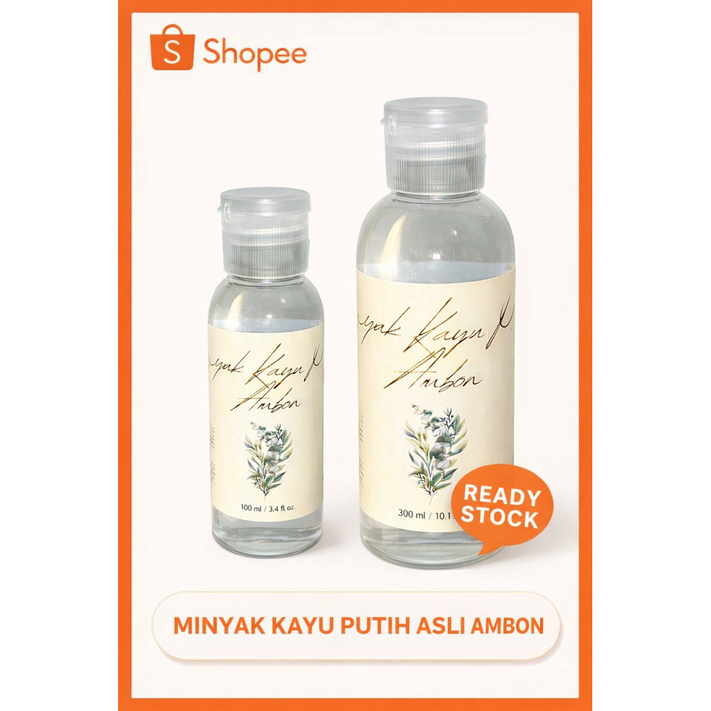 MINYAK KAYU PUTIH AMBON - 100% asli -PULAU NAMLEA