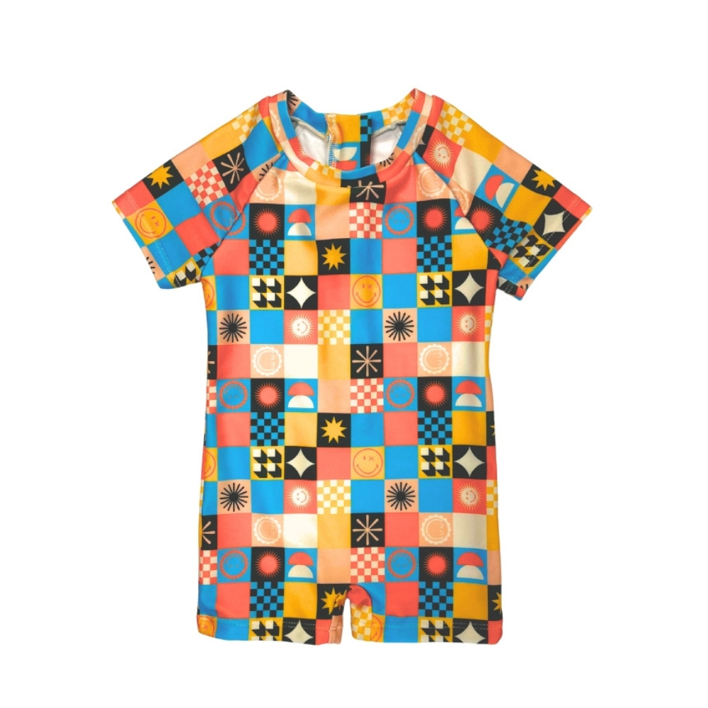 Lee Vierra Kids Smiles & Tides Short Sleeved Baby Diving - Bold