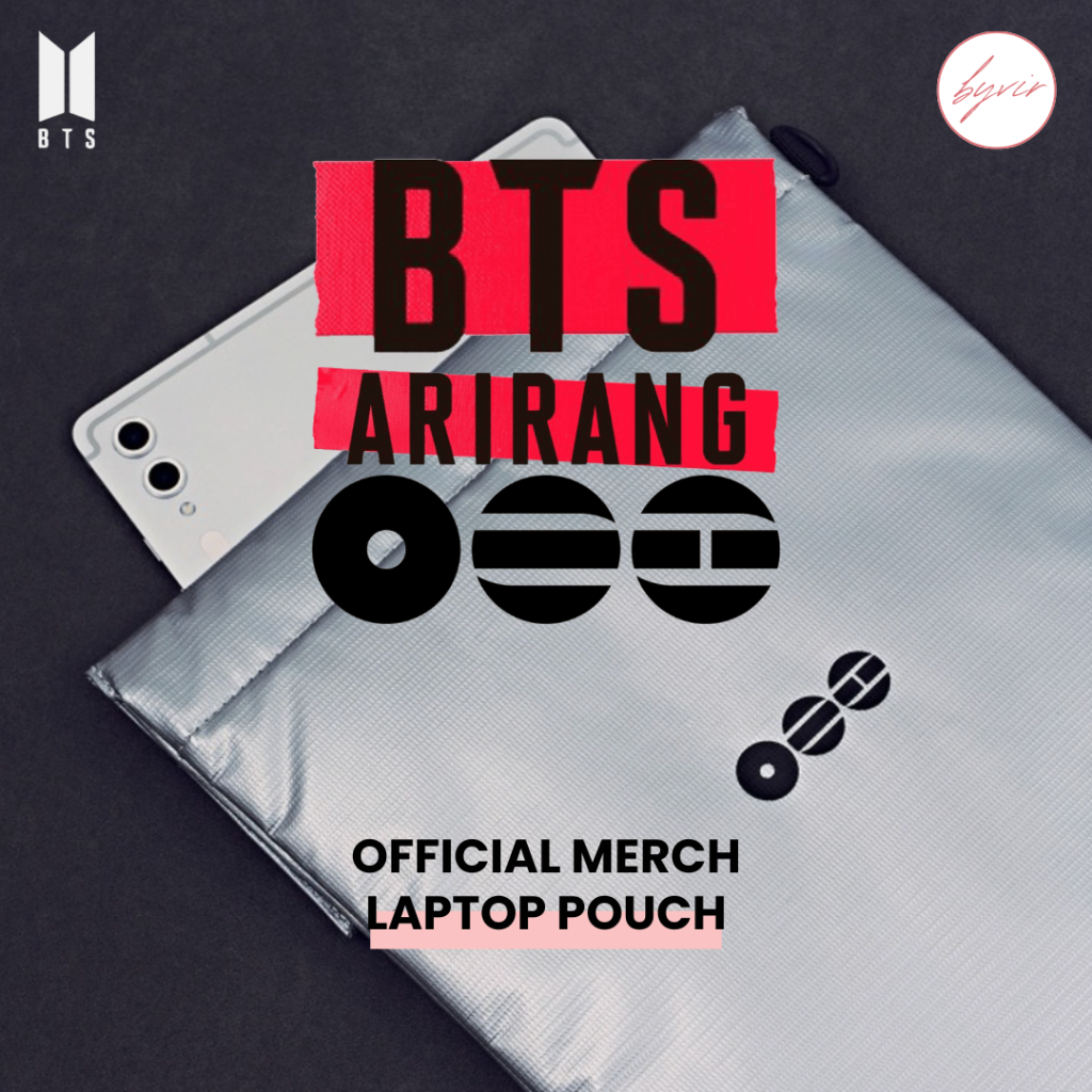 BTS ARIRANG Merch Merchandise Official Laptop Pouch Laptop Sleeve Korea