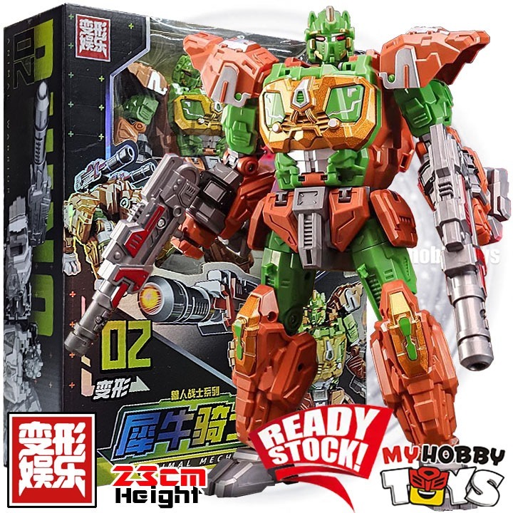 Lijiang Rhino Warriors Rhinox Beast Wars Transforming Robot Figure Deformation Toy Action Figure Ori