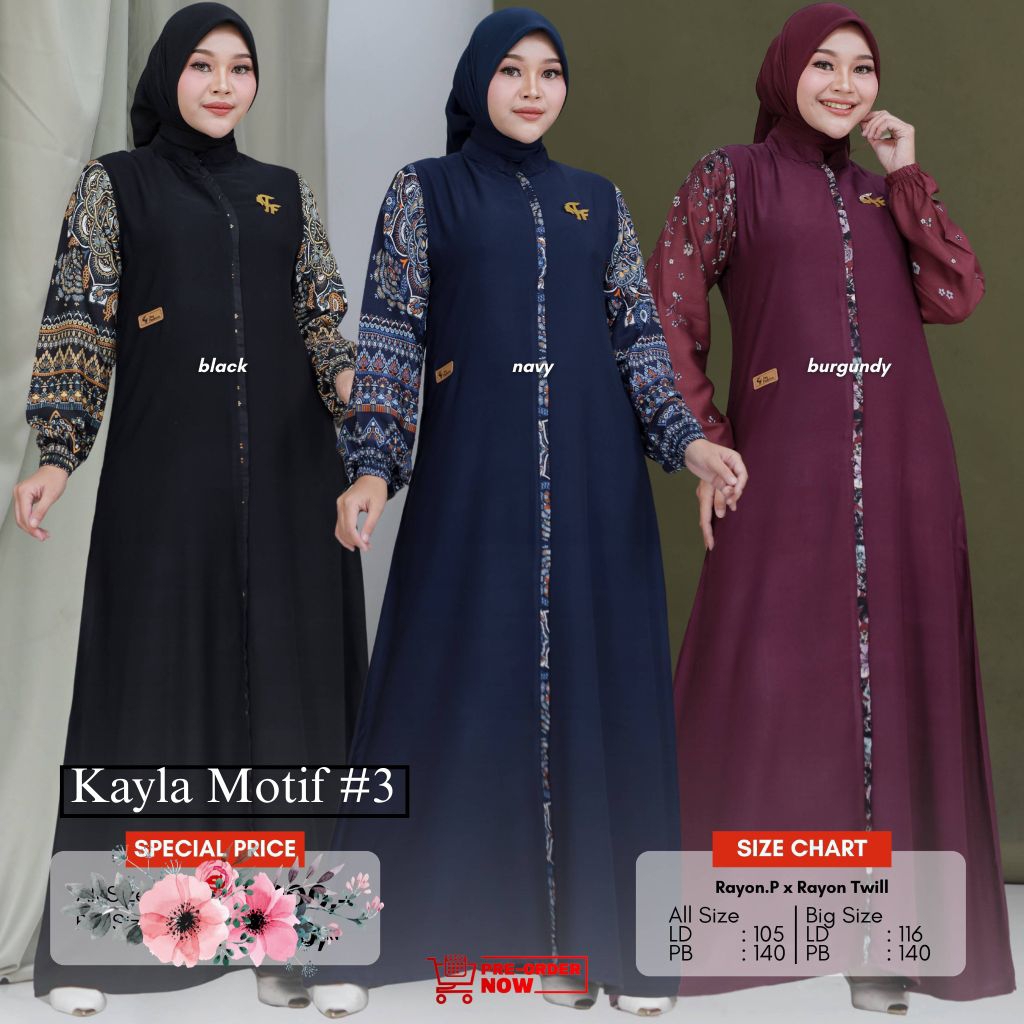 Kayla Gamis & Midi By Fee fashion Matt Rayon Twill premium terlaris