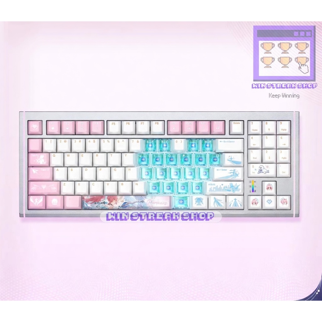 (BACA DESKRIPSI) Wuthering Waves Official Merchandise - Aemeath Keyboard / Aemeath Mechanical Keyboa