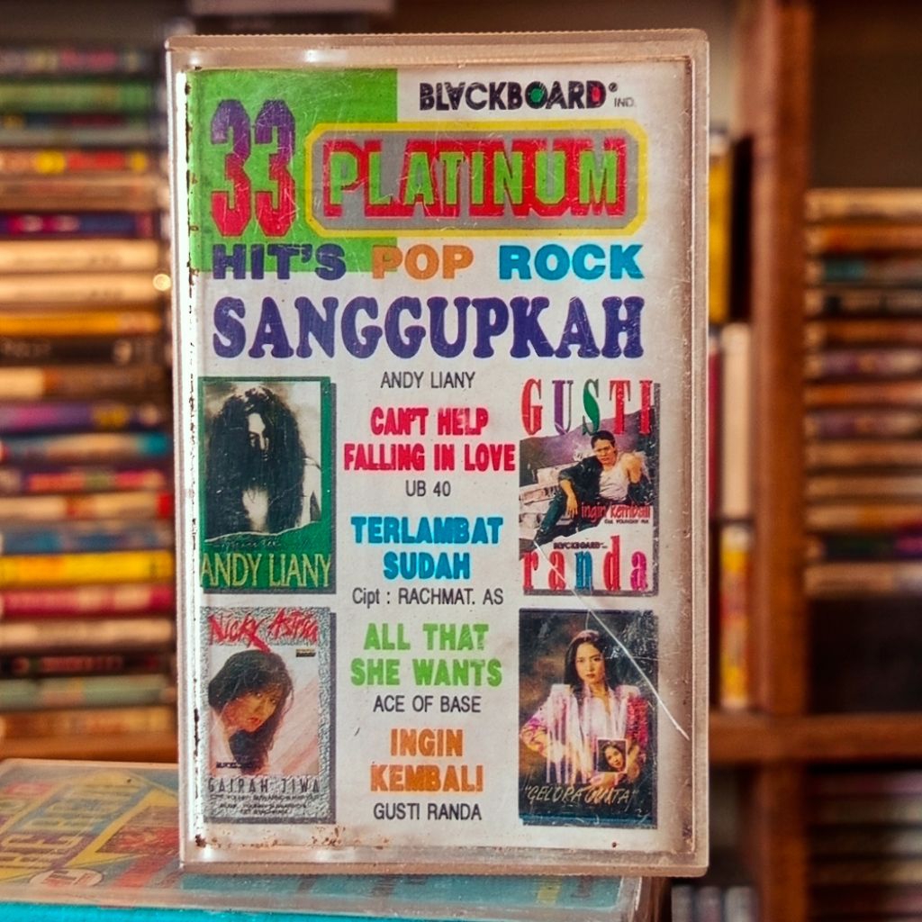 Kaset Pita 33 Platinum Hits Pop Rock