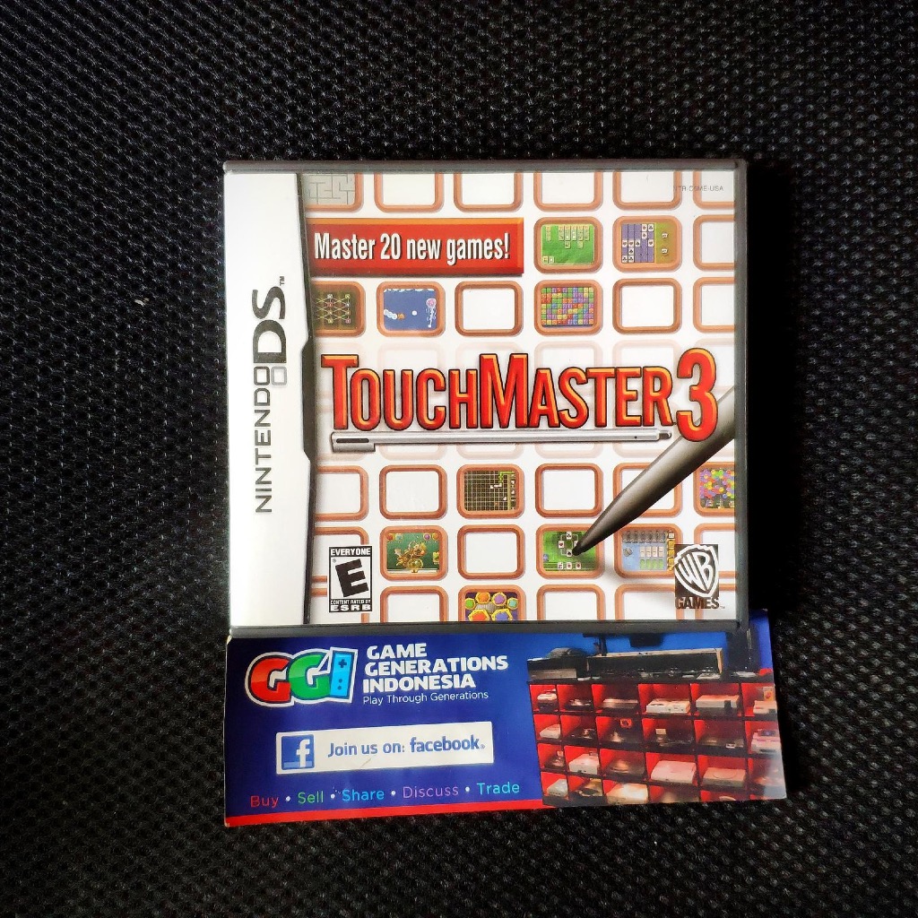 TOUCHMASTER 3 Nintendo DS Original Game
