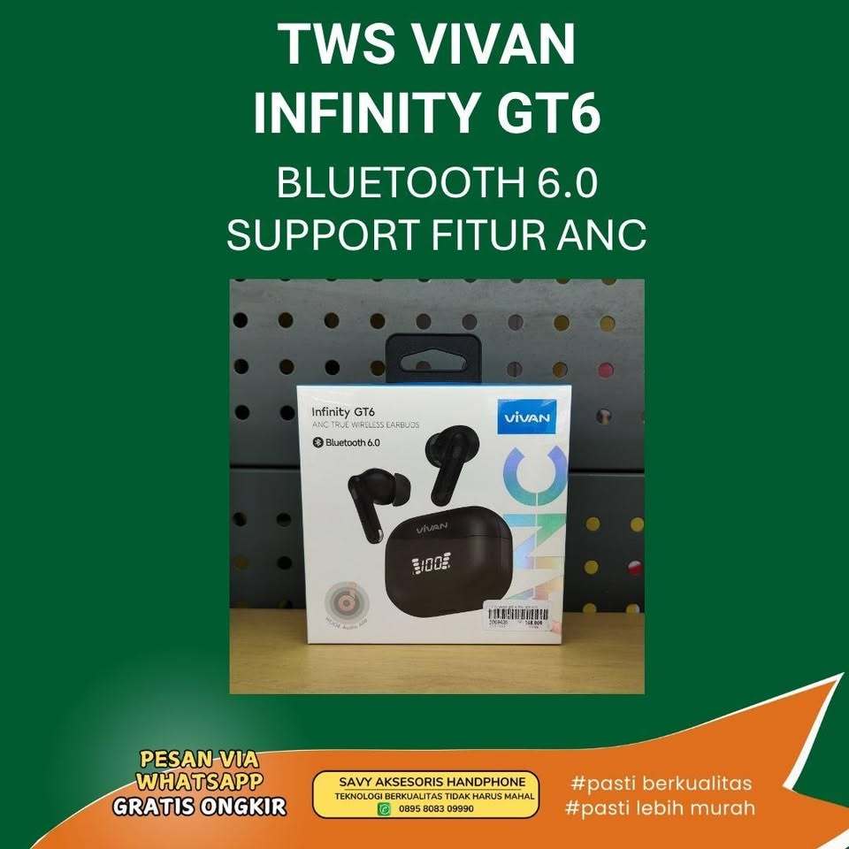 TWS VIVAN INFINITY GT6