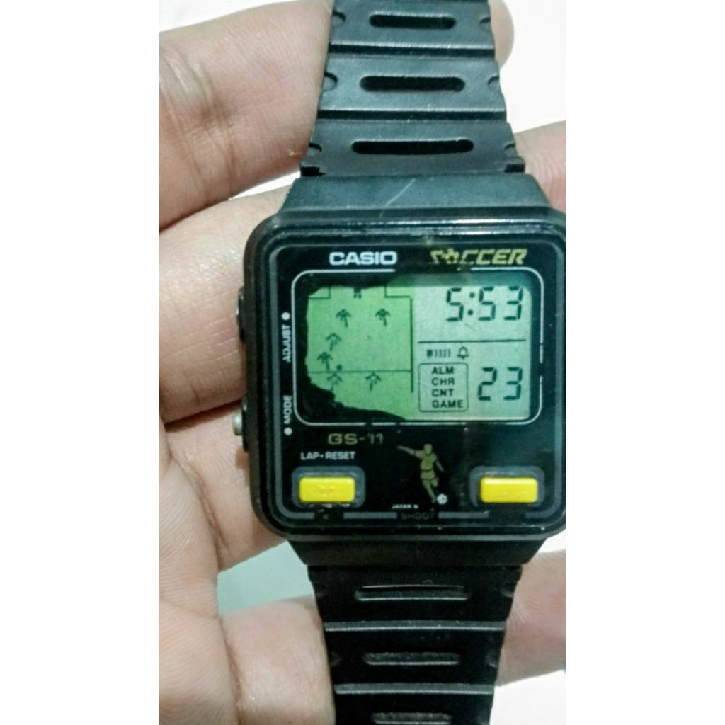 JAM TANGAN CASIO GAME SOCCER GS11 VINTAGE 1989