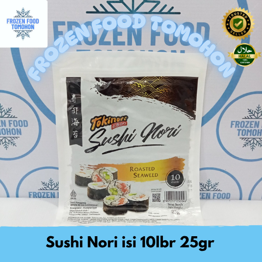 Sushi Nori isi 10lbr 25gr - Frozen Food Tomohon