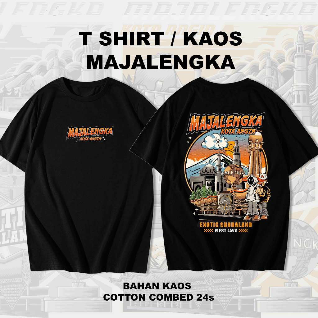 Kaos Majalengka - kota angin Majalengka