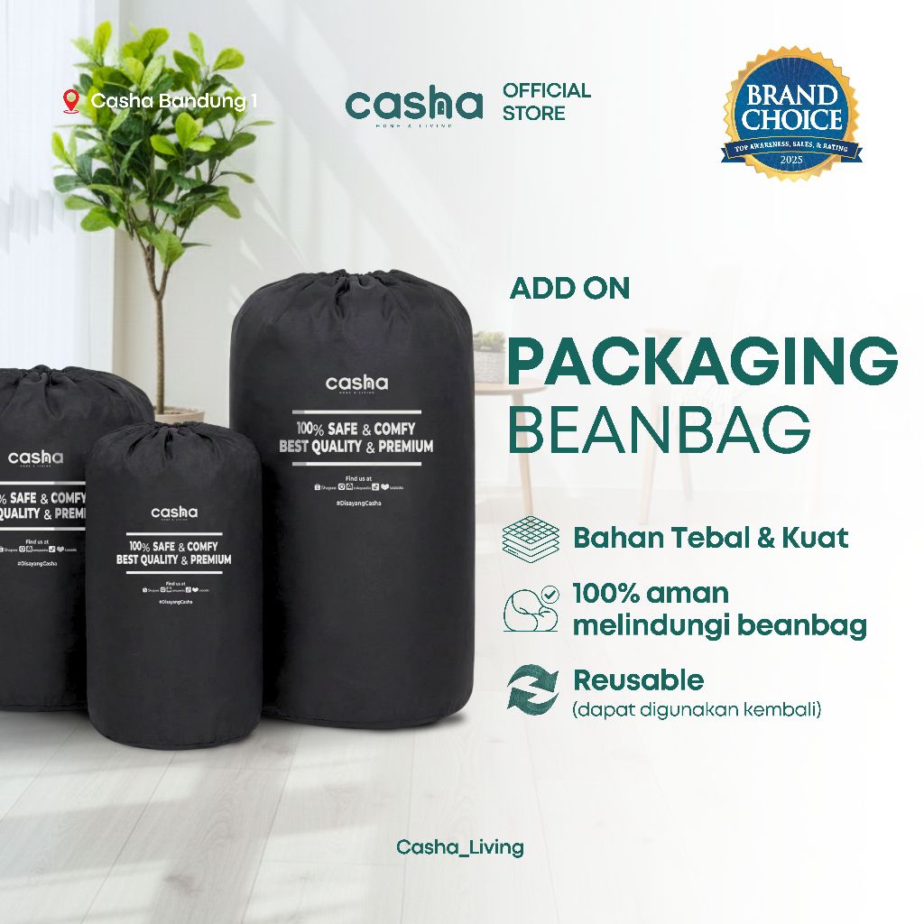 Casha  Packaging Bag | Extra Packaging Bean Bag | Casha Packaging Bean Bag