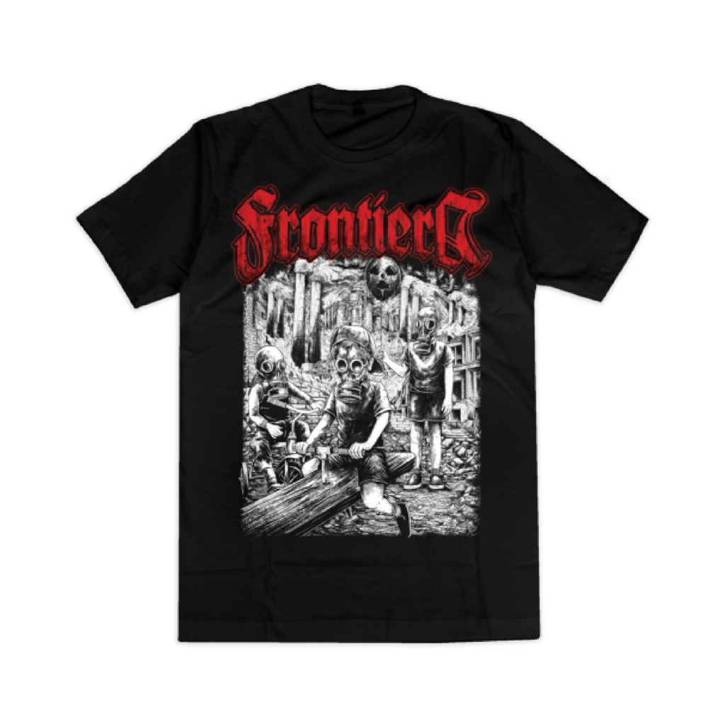 Kaos Band Metal FRONTIERA -Live at ORIGINFEST (black )  - Desain Keren, Bahan Katun Tebal, Unisex