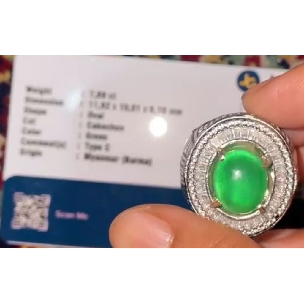 giok burma jadeite jade+memo