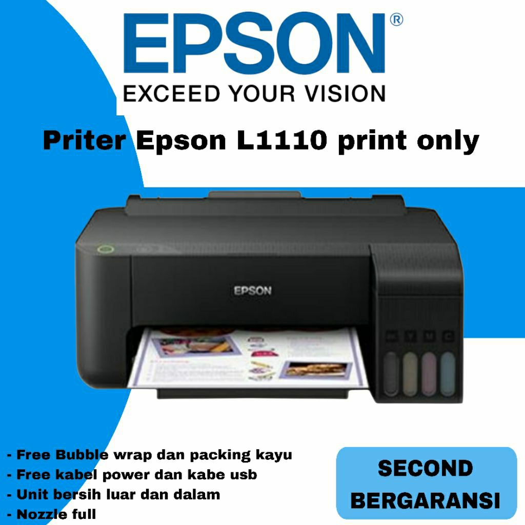 PRINTER EPSON L1110 PRINT ONLY SECOND