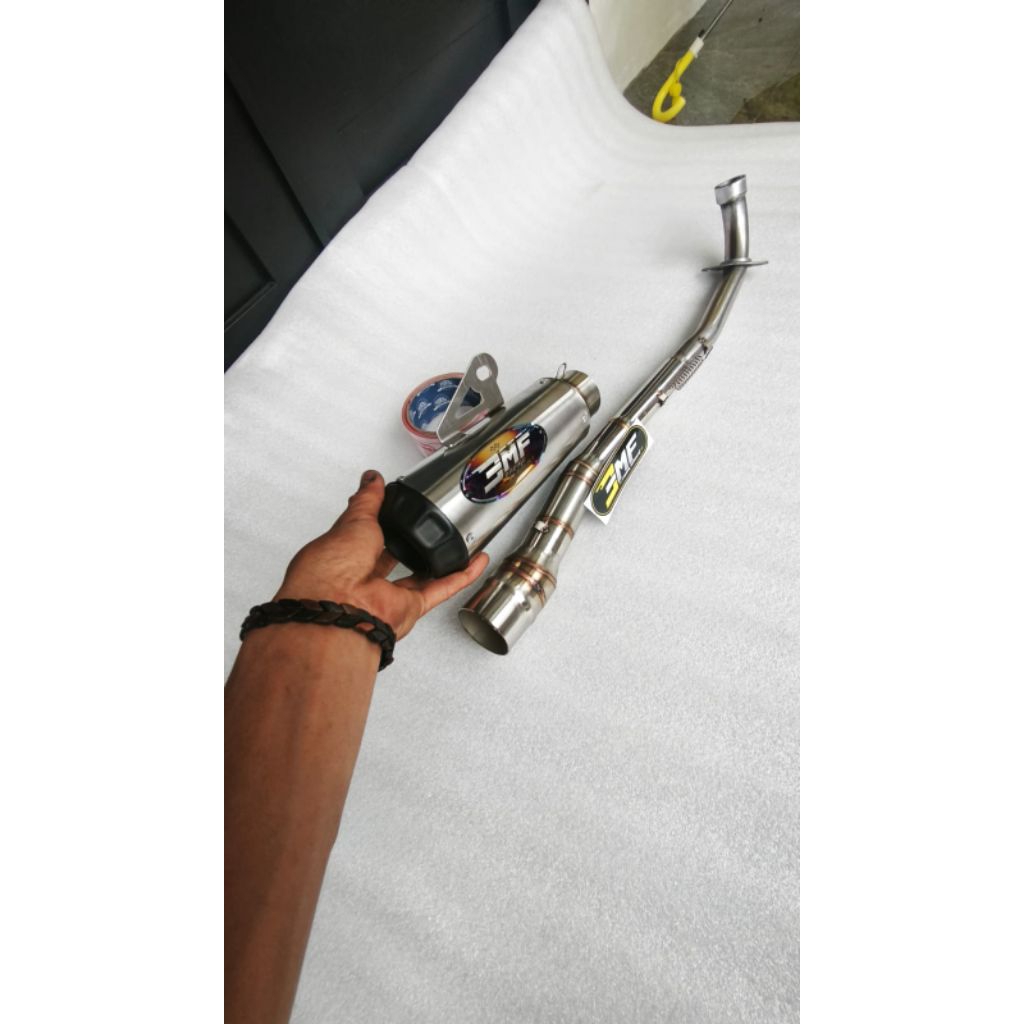 knalpot racing type GTX universal bebek 4 tak.