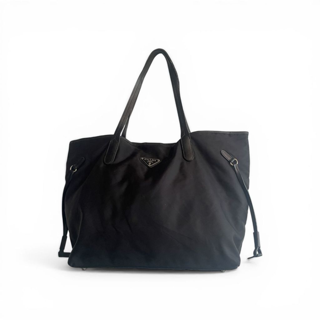 pradaaa nylon tote bag