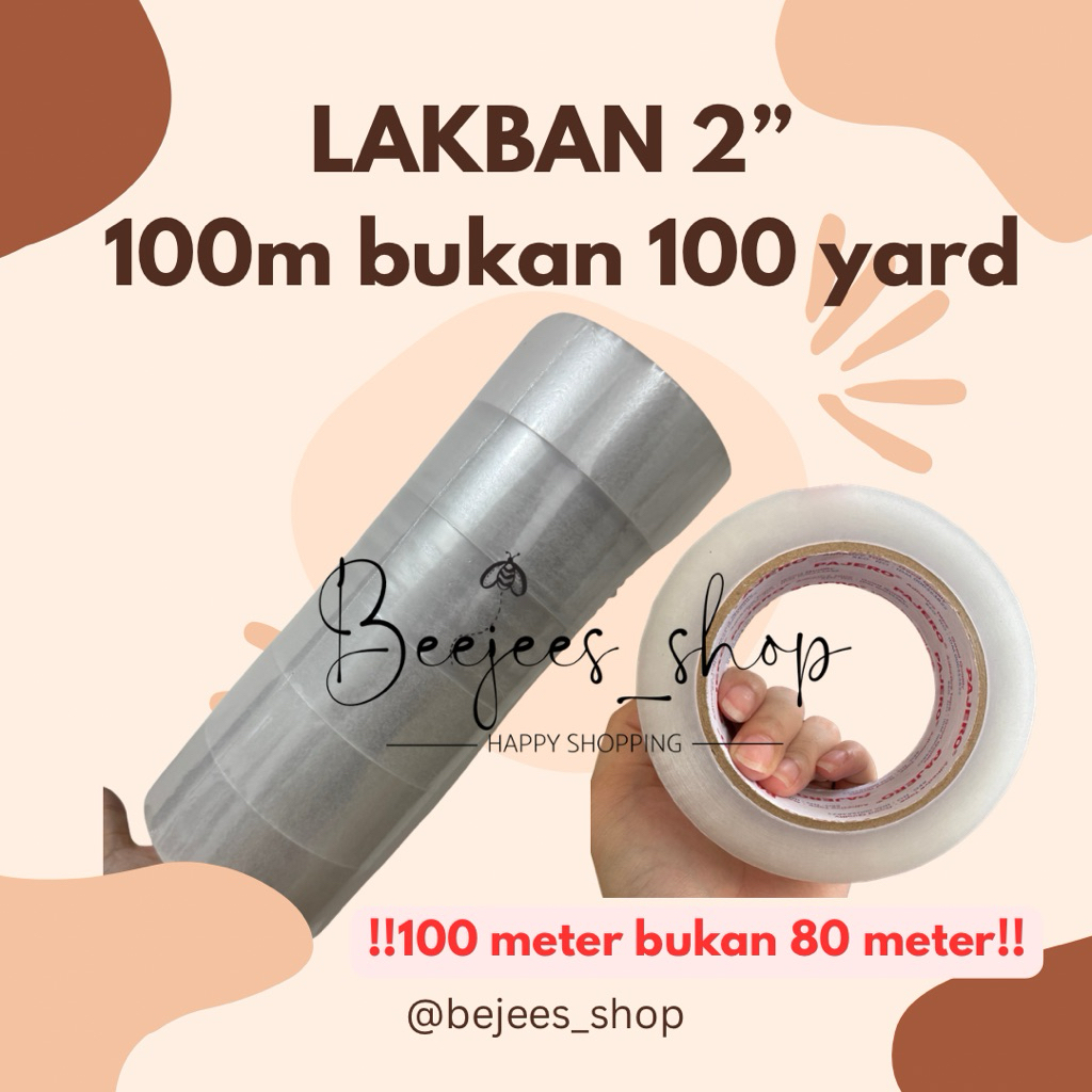 LAKBAN 2” 100 METER, LAKBAN BESAR 100 METER