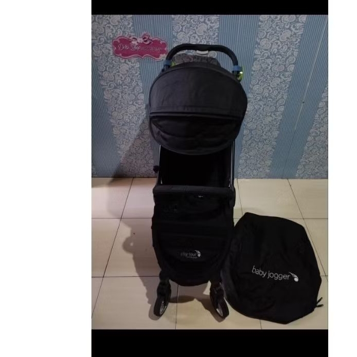 stroller baby jogger city tour black preloved