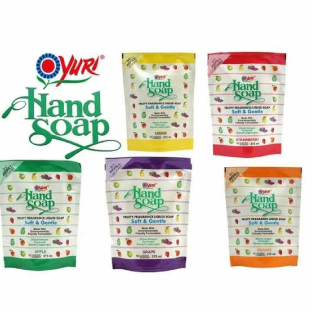 Yuri hand soap refill 375ml - yuri sabun cuci tangan - yuri hand soap refill