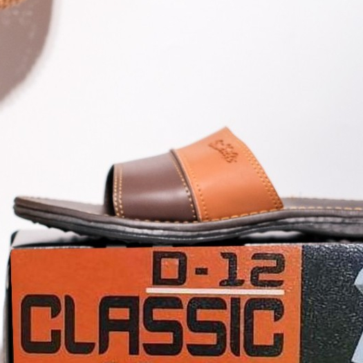 Slipper Pria Coklat Slop JBS FLAT 12 Bahan Anti Slip Kualits EXPRET DOME