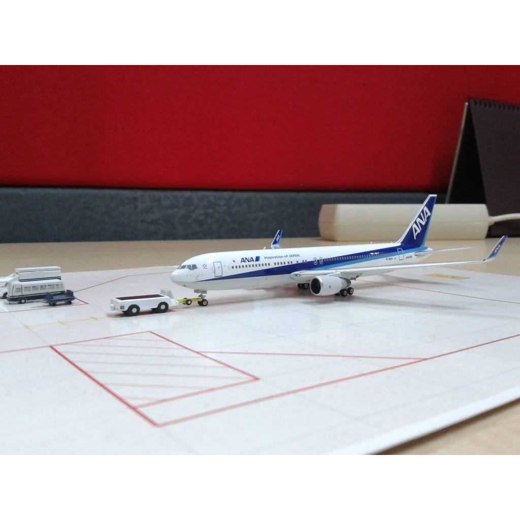 Diecast Pesawat All Nippon Airways - Boeing 767-300(ER)(WL) rego JA625A Phoenix skala 1:400