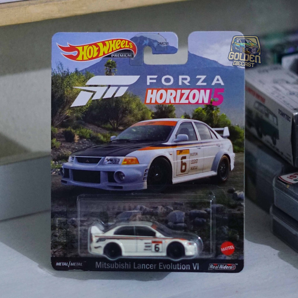 HOT WHEELS PREMIUM FORZA HORIZON 5 MITSUBISHI LANCER EVOLUTION VI