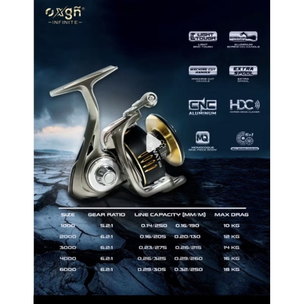 REEL OXGN SWAT TERBARU