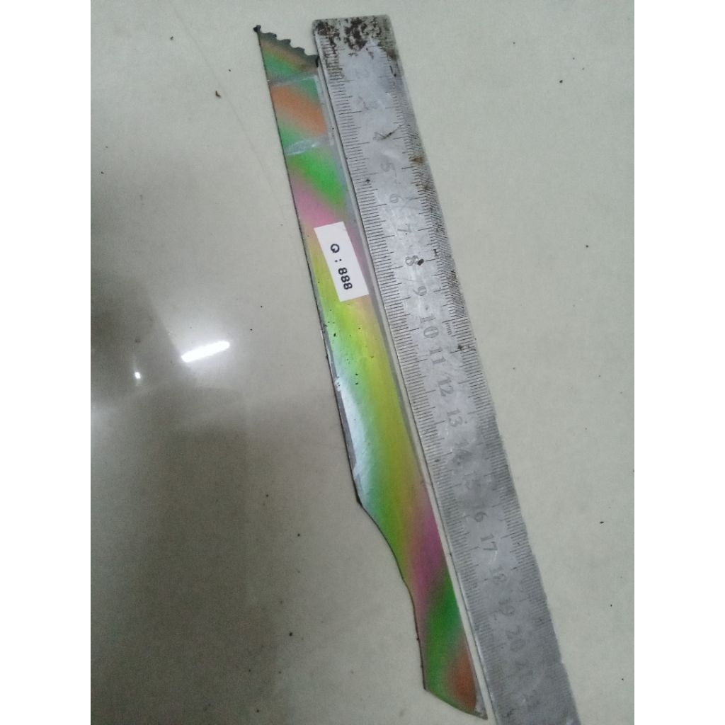 Baja HSS DM05 Pelangi Original Keras Bahan Pisau Dapur Iris Serbaguna Seset Kelet Fillet Serut Raut 