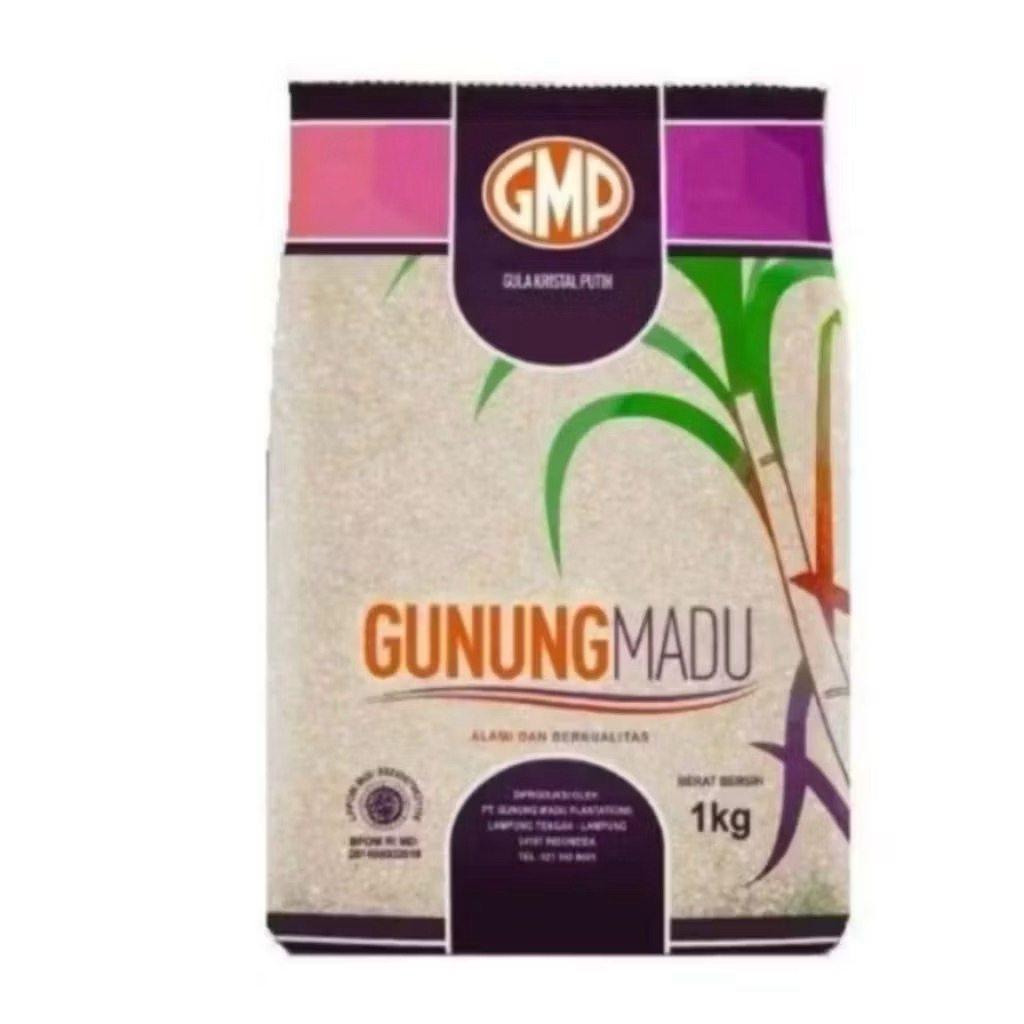 [KB] Gula Pasir GMP 1kg - Manis Alami, Berkualitas Tinggi, Kemasan 1kg
