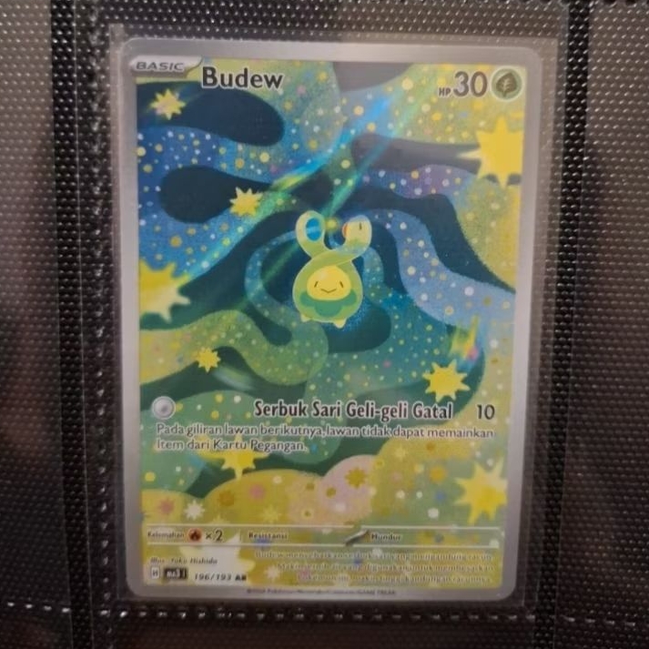 Budew AR 196/193 | Mega Impian Ex | Kartu Pokemon Indonesia
