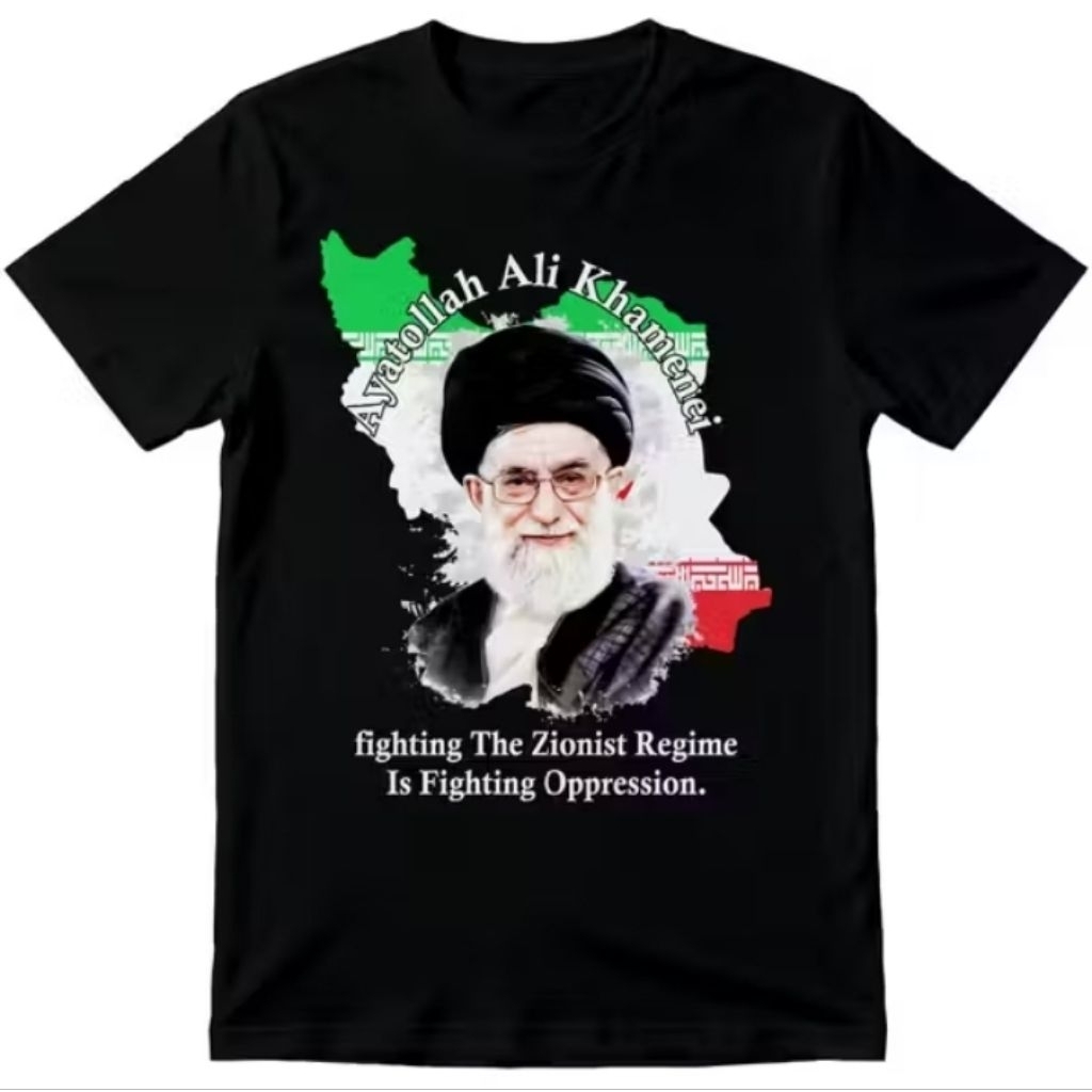 Kaos T-shirt Ali Khamenei Kaos Ayatollah Ali Khamenei Kaos Distro Terbaru
