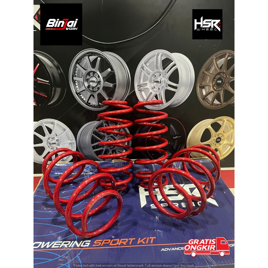 lowering kit hsr semi ceper untuk mobil avanza xenia agya ayla - gratis pasang