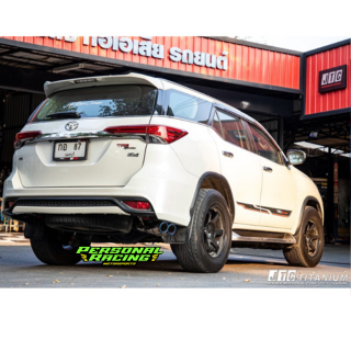 Exhaust Muffler Knalpot JTC titanium Toyota For Fortuner VRZ Side Exit