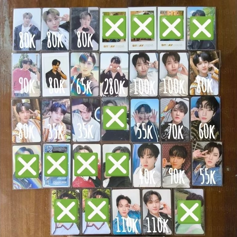 PC Photocard Changbin non albums POB Lucky Draw LD