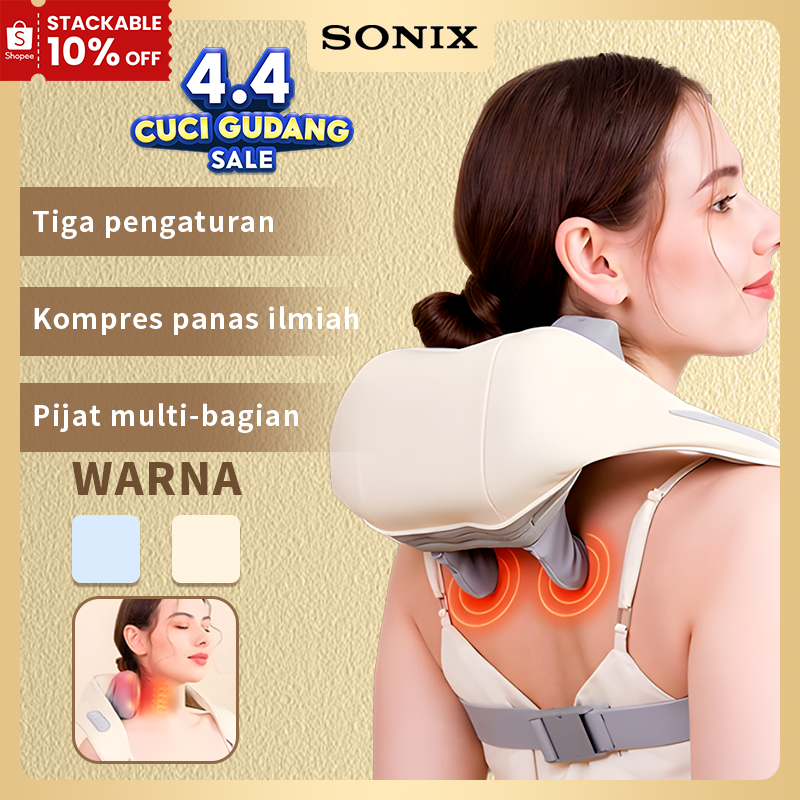 Sonix Massage Therapy Devices SMS01 Pemijat Trapezius Selendang Pijat Punggung Pinggang Tulang Belak