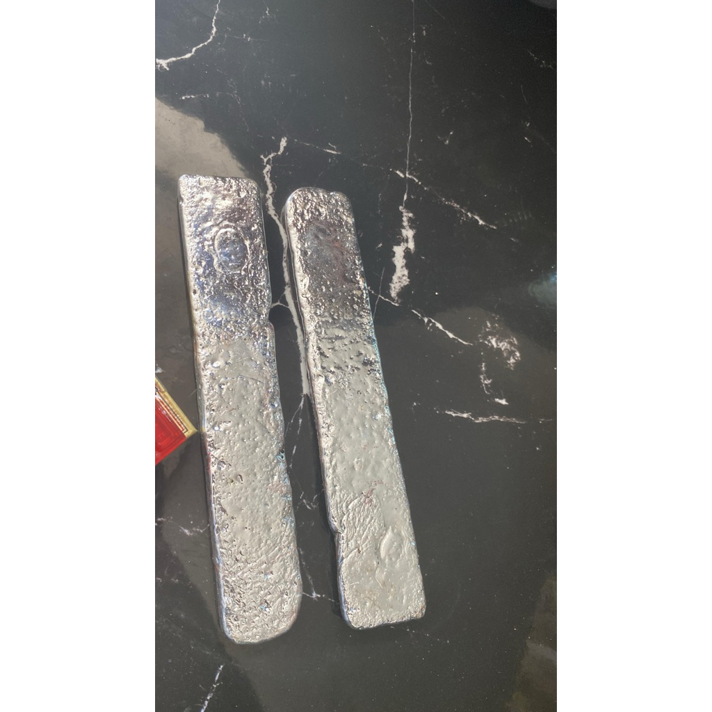 perak murni granule dan batangan