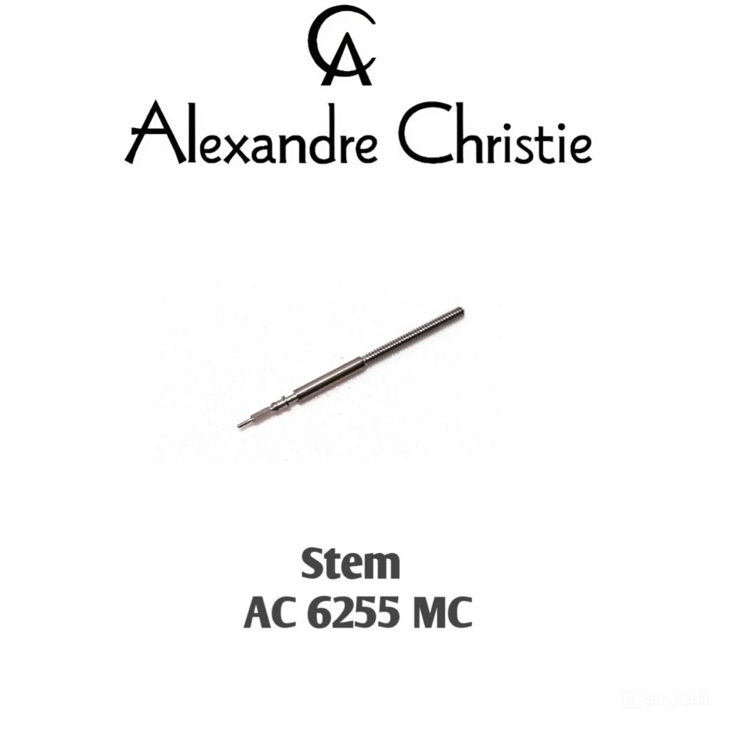 Jarum as / Stem untuk Jam Tangan Alexandre Christie Type AC 6255 MC