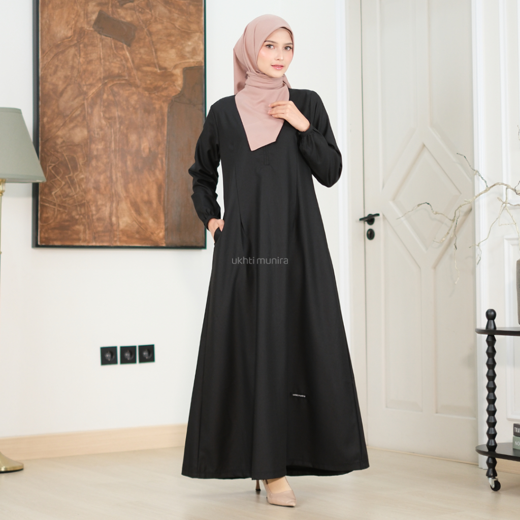 UKHTI MUNIRA - Gema Swara Raya Baju Gamis Ibu Dan Anak Couple Sarimbit Polos 2026