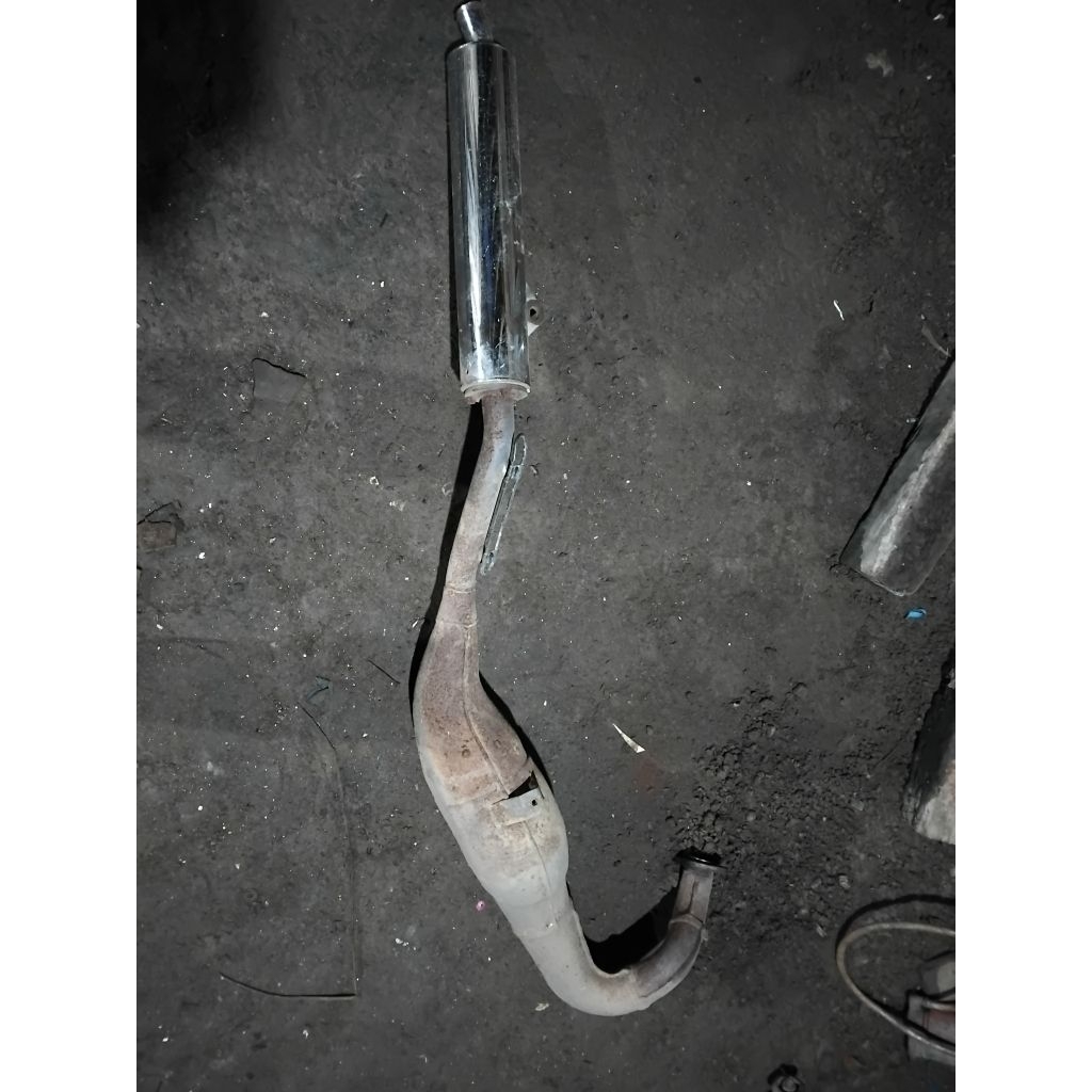 knalpot ninja Rr new/old standar belum bbok katalis utuh