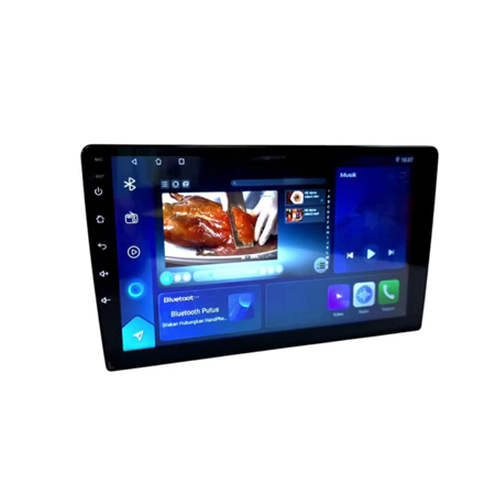 Head Unit Double Din Android Dhd-7001 9” / 10” Inch Ram 2+32GB Universal