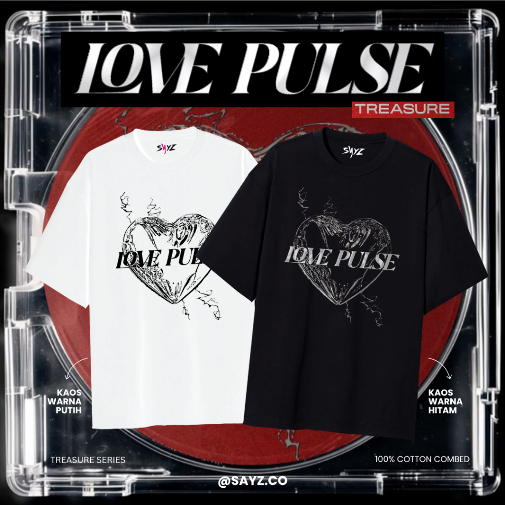 [READY] Kaos Treasure Love Pulse - Jihoon Hyunsuk Yoshi Junkyu Asahi Haruto Doyoung Junghwan Jaehyuk