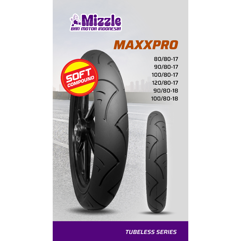 Ban Motor MIZZLE MAXXPRO Ring 17 (Tubeless)