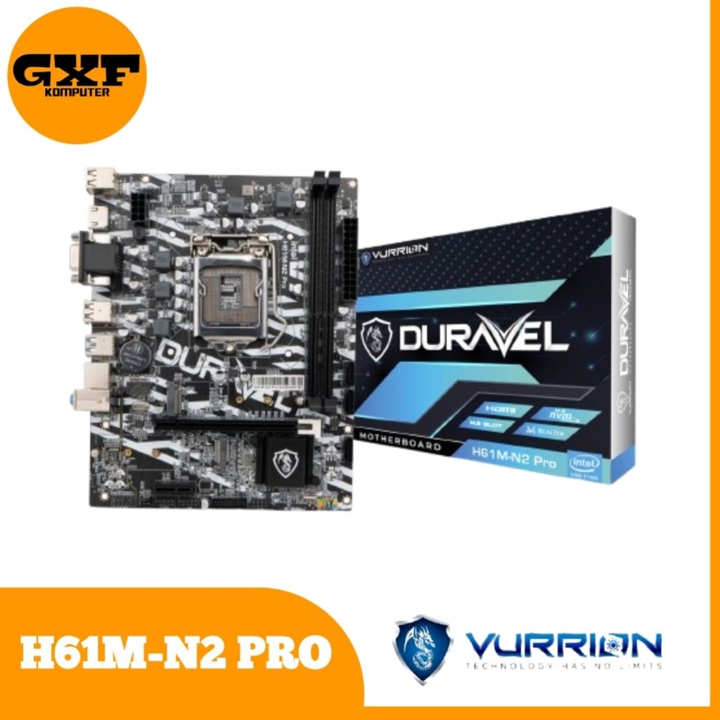 MOTHERBOARD VURRION DURAVEL H61M-N2 PRO LGA 1155