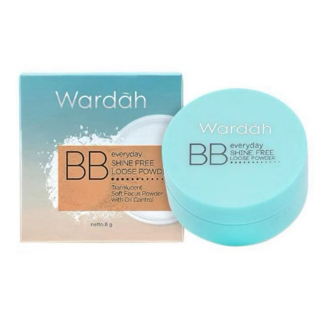 WARDAH EVERYDAY SHINE FREE BB Loose POWDER ( BEDAK TABUR )