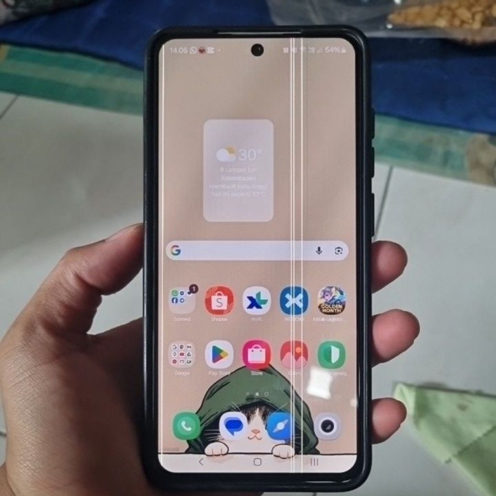 Samsung S21 FE minus LCD Garis 5