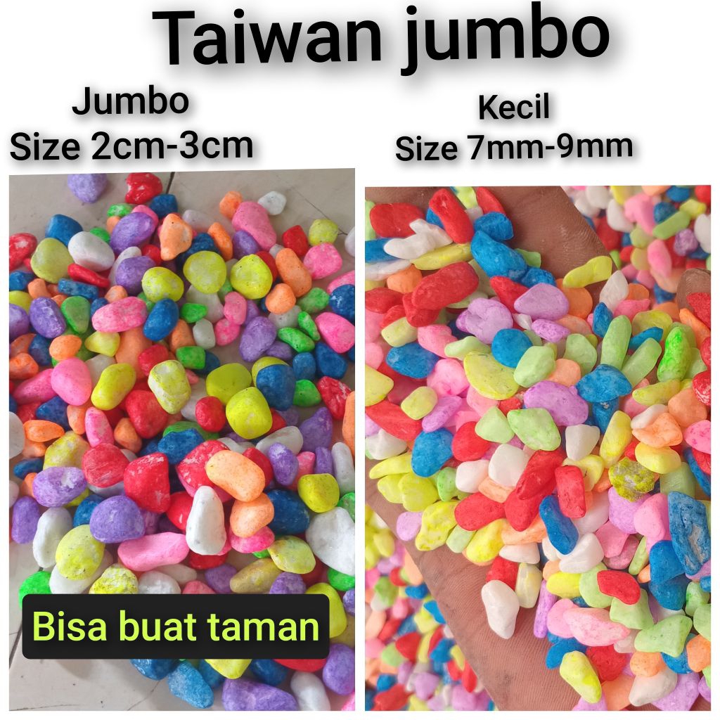 Batu warna warni 1kg nyala /Batu hias warna cerah/Batu/Batu hias/Batu warna/Batu warna warni cerah/B